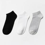 Носки , размер 39/40, черный, серый, белый Grand Line