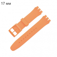 Ремешок силикон, застежка пряжка, водонепроницаемый, оранжевый Нет бренда
