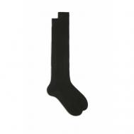 Мужские носки , 1 пара, высокие, размер 45, черный Bresciani