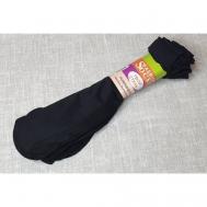 Женские носки  укороченные, капроновые, 40 den, 10 пар, размер 37-41, черный Fashion Socks
