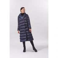 Пальто   зимнее, размер 44, синий Madzerini
