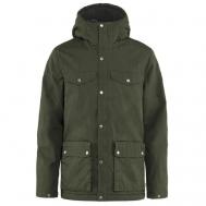 Куртка , демисезон/зима, силуэт прямой, подкладка, внутренний карман, капюшон, карманы, манжеты, размер XXL, зеленый FJALLRAVEN