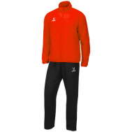 Костюм , олимпийка и брюки, карманы, размер XL, красный, черный Jogel