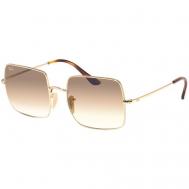 Солнцезащитные очки , прямоугольные, оправа: металл, с защитой от УФ, золотой Ray-Ban