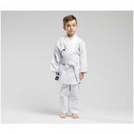 Кимоно  для карате  без пояса, сертификат WKF, размер 130, белый Adidas