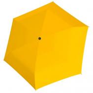 Мини-зонт , механика, 4 сложения, 6 спиц, система «антиветер», желтый Doppler