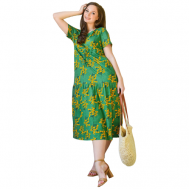Платье , размер 48, зеленый Оптима Трикотаж