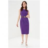Платье-футляр , повседневное, классическое, прилегающее, размер XS, фиолетовый Baon
