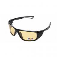Солнцезащитные очки , прямоугольные, поляризационные, черный Premier Fishing