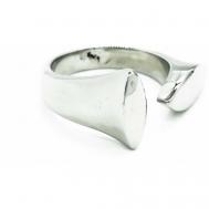 Кольцо , размер 18, белый, серебряный Kalinka modern story