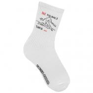 Женские носки  высокие, размер 35-40, белый Yes!Socks