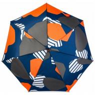 Зонт , автомат, 3 сложения, купол 90 см., 7 спиц, чехол в комплекте, для женщин, оранжевый Labbra
