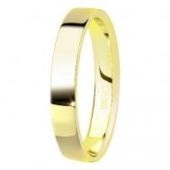 Кольцо обручальное , желтое золото, 585 проба, размер 20 Юверос