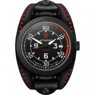 Наручные часы Часы  Pilot наручные мужские механические с автоподзаводом, красный, черный Attache