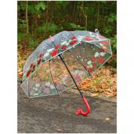 Зонт-трость , красный Rain-Proof