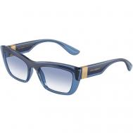 Солнцезащитные очки , кошачий глаз, оправа: пластик, градиентные, для женщин, синий Dolce&Gabbana