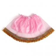 Карнавальная юбка "Бабочка", цвет розовый Сима-ленд