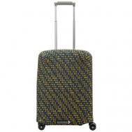 Чехол для чемодана , текстиль, размер S, желтый, черный ROUTEMARK