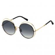 Солнцезащитные очки , прямоугольные, оправа: металл, для женщин, золотой Max Mara