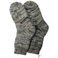 Носки  унисекс , 2 уп., размер 41-45, серый Снежок