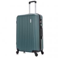 Умный чемодан  Krabi, 90 л, размер L, зеленый L'Case
