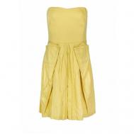 Платье , хлопок, вечернее, размер 40, желтый See by Chloe