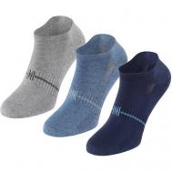 Носки  FRESH, 3 пары, размер 43-46, голубой, серый, синий Norfolk