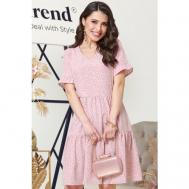 Платье , размер 50, розовый DSTrend