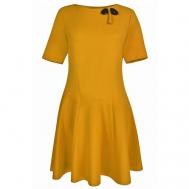 Платье , размер 42, желтый Mila Bezgerts