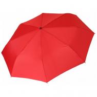 Зонт , автомат, 3 сложения, купол 97 см., 8 спиц, красный Fabretti