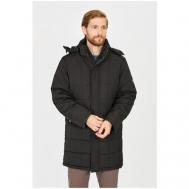 Куртка , демисезон/зима, силуэт прямой, подкладка, манжеты, карманы, капюшон, размер 48, черный Baon