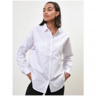 Блуза  , размер 54, белый, фиолетовый KATHARINA KROSS