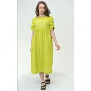 Платье , размер 48, зеленый Ostraya Roza