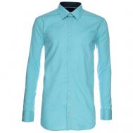 Рубашка , размер 46/S/178-186, голубой Imperator