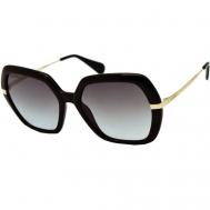Солнцезащитные очки , бабочка, с защитой от УФ, градиентные, для женщин, черный Max&Co