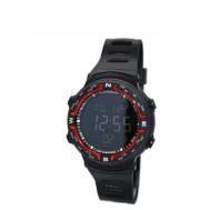 Наручные часы  Sports Электронные спортивные с секундомером, подсветкой, защитой от влаги и ударов, черный Lasika