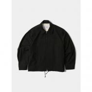 куртка  демисезонная, силуэт свободный, без капюшона, размер XL, черный Uniform Bridge