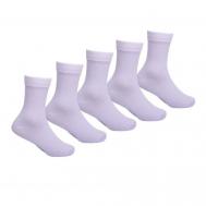 Мужские носки , 5 пар, классические, размер 35-38, белый Lansa