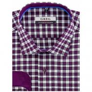 Рубашка , размер 174-184/38, фиолетовый Greg