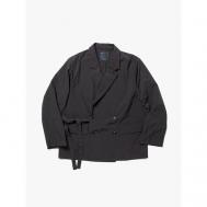 куртка , демисезон/лето, силуэт прямой, ветрозащитная, водонепроницаемая, размер 52, серый MEANSWHILE
