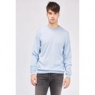 Пуловер , размер 54, голубой Trussardi Jeans