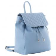 Рюкзак , фактура стеганая, голубой, синий Fiato