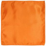 Нагрудный платок , вискоза, однотонный, для мужчин, оранжевый Starkman