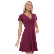 Платье , размер 54 (3XL), розовый, красный Lunarable