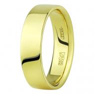 Кольцо обручальное , желтое золото, 585 проба, размер 20.5 Юверос