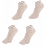 Носки  унисекс , 2 пары, укороченные, воздухопроницаемые, быстросохнущие, размер 45-46, бежевый Larma Socks