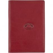 Обложка для паспорта , натуральная кожа, красный Tony Perotti