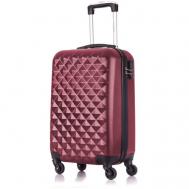 Умный чемодан , 37 л, размер S, красный, бордовый L'Case