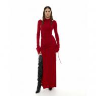 Платье , вечернее, прилегающее, макси, размер M, красный Sorelle