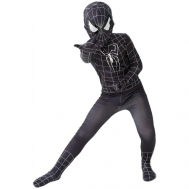 Детский карнавальный костюм - Человек Паук - черный - размер 130 (А5) ROYAL FELLE